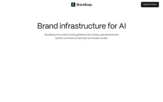 Screenshot of brandloop.ai
