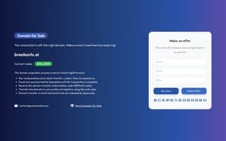 Screenshot of breakouts.ai