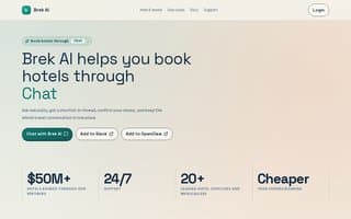 Screenshot of brek.ai