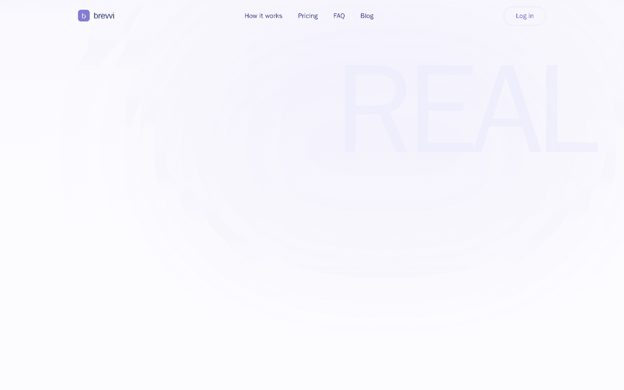Screenshot of brevvi.ai