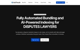 Screenshot of brieftech.ai