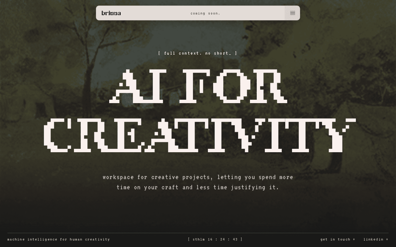 Screenshot of brinna.ai
