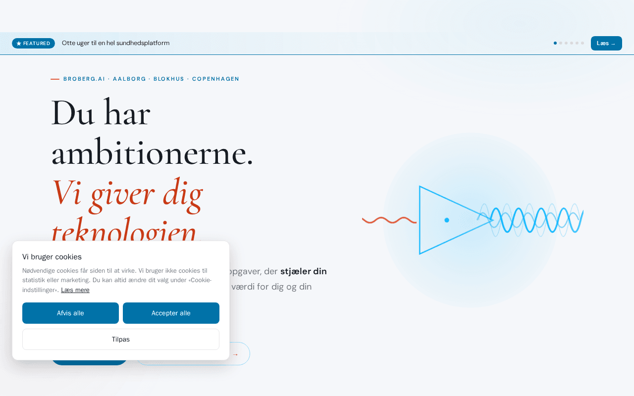 Screenshot of broberg.ai