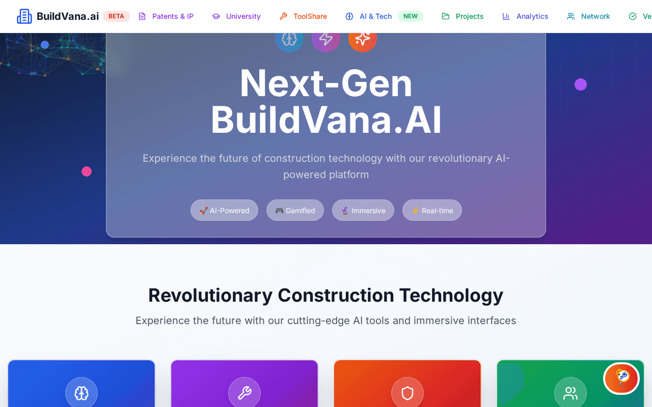 Screenshot of buildvana.ai
