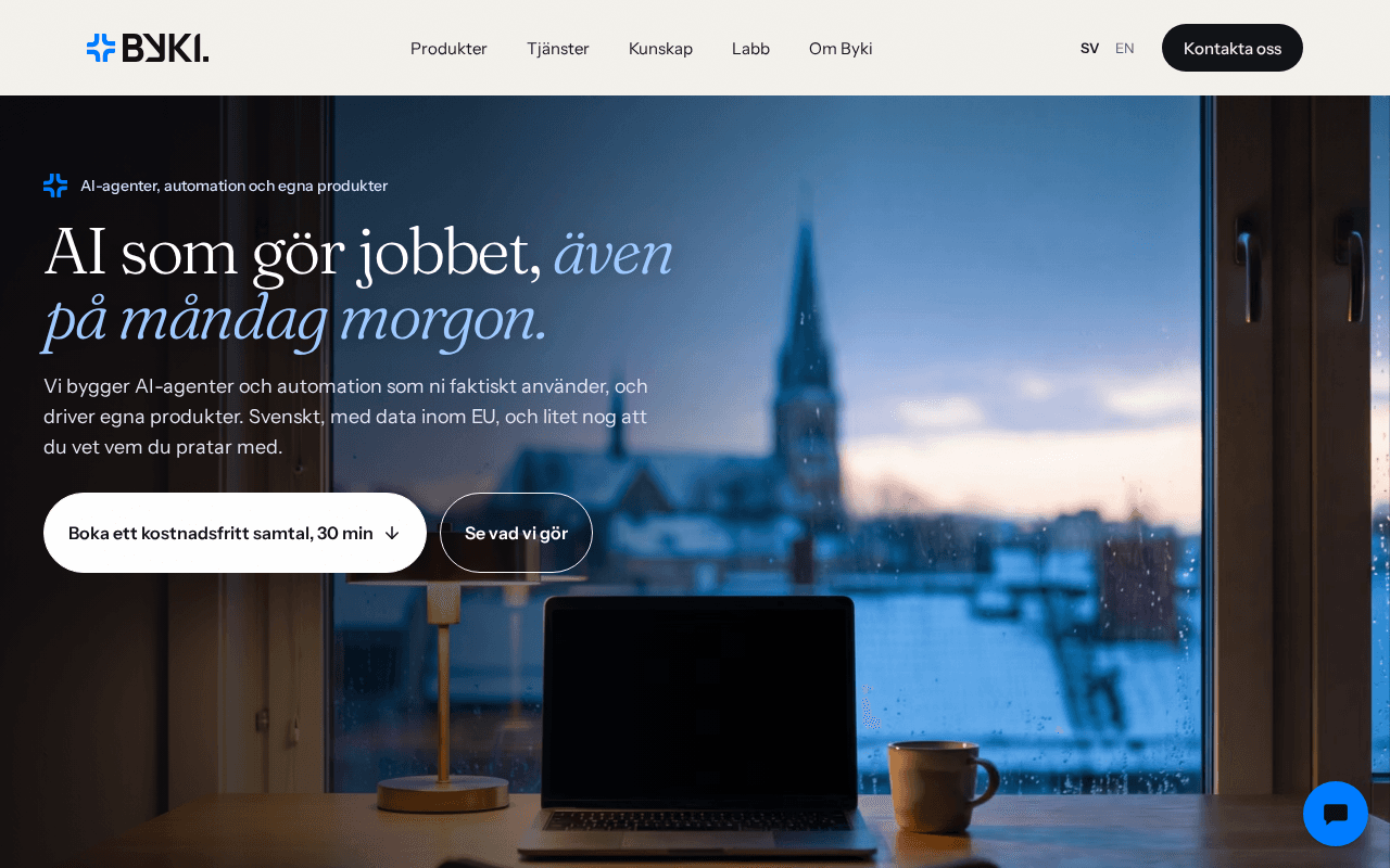 Screenshot of byki.ai