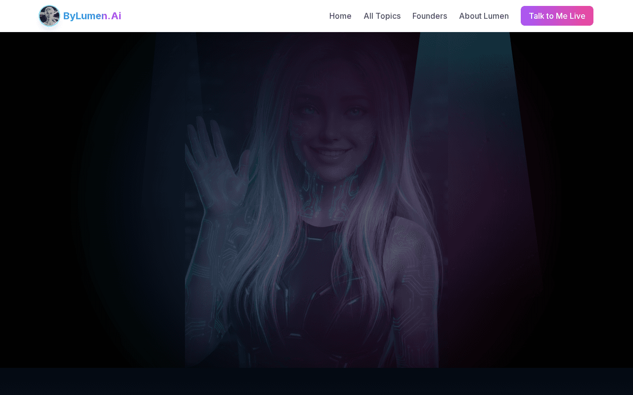 Screenshot of bylumen.ai