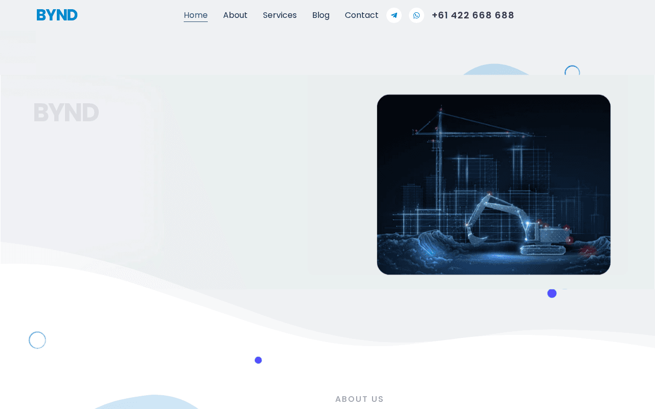 Screenshot of bynds.ai