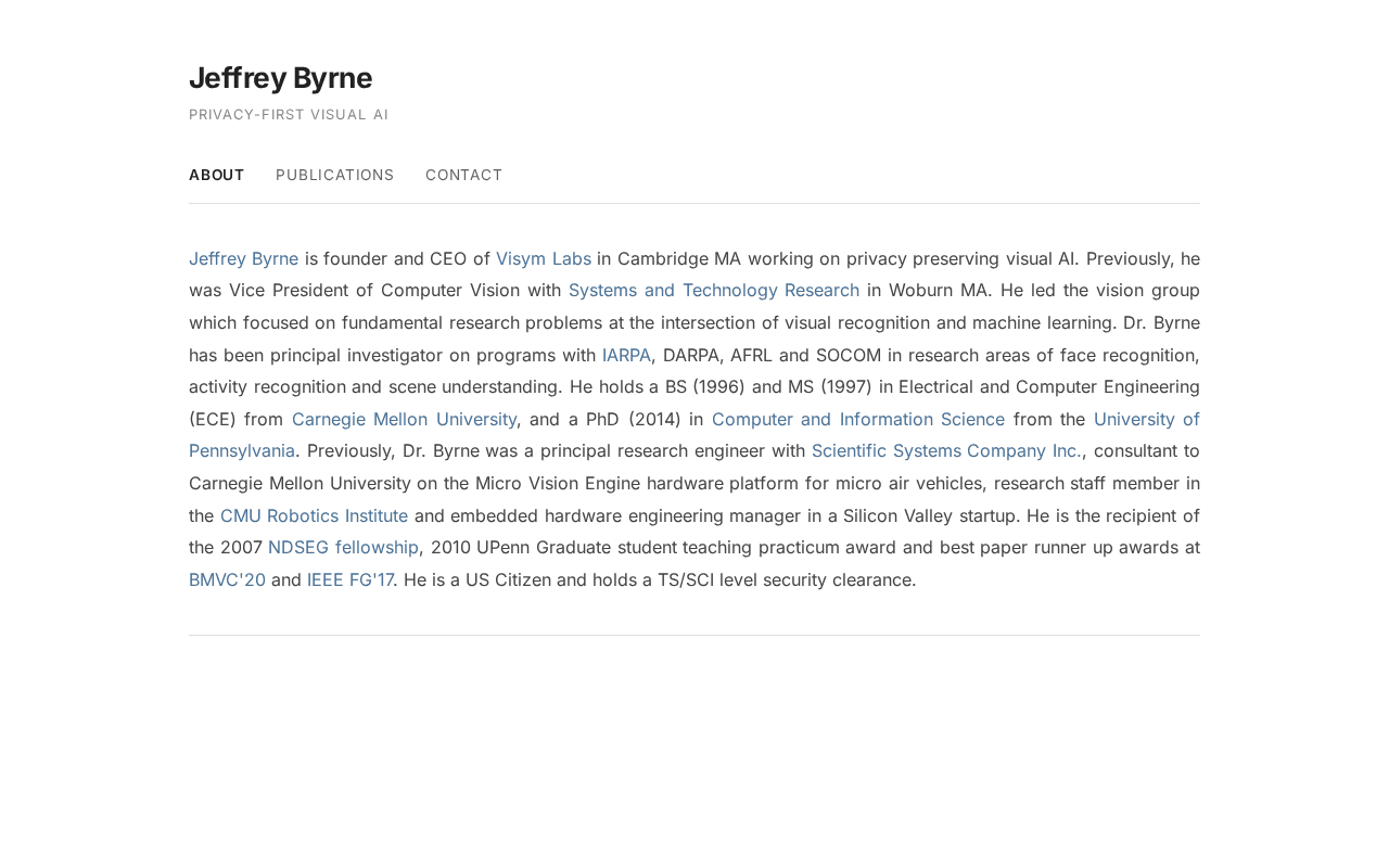 Screenshot of byrne.ai