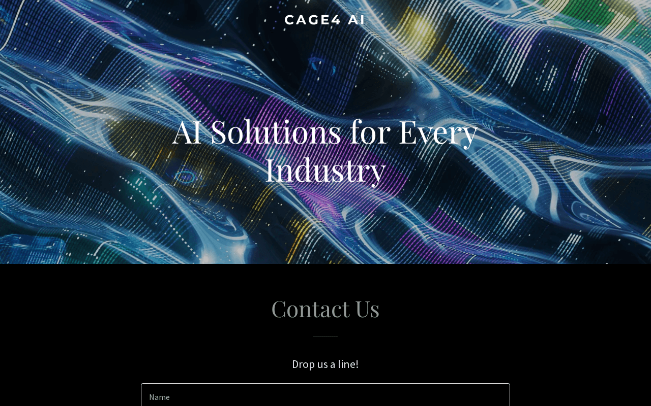 Screenshot of cage4.ai