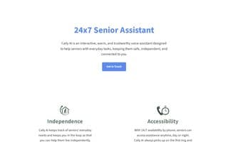 Screenshot of caily.ai