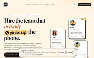 Screenshot of callsy.ai