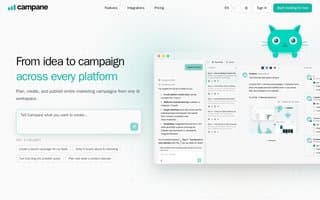 Screenshot of campane.ai