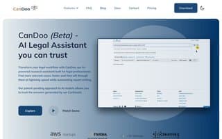 Screenshot of candoo.ai