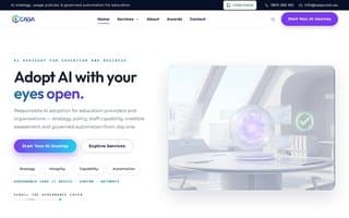 Screenshot of caqa.ai
