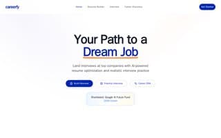 Screenshot of careerfy.ai