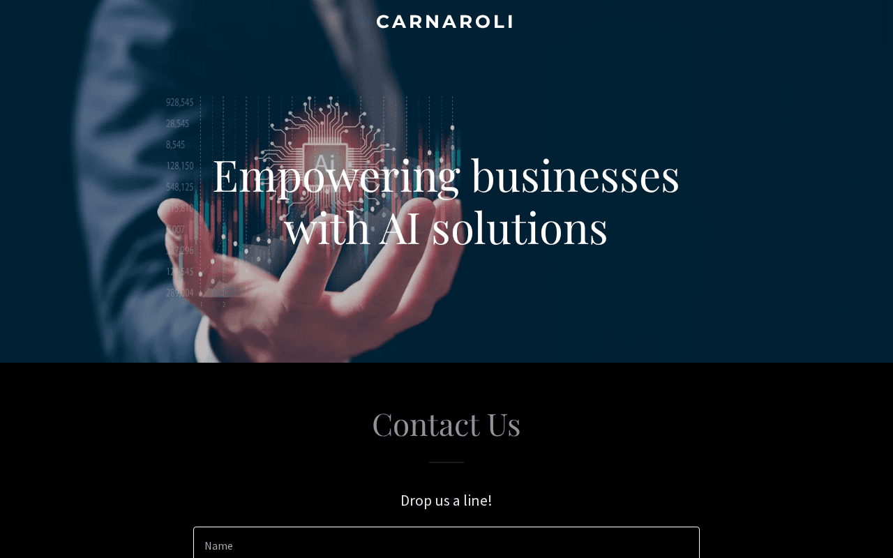 Screenshot of carnaroli.ai