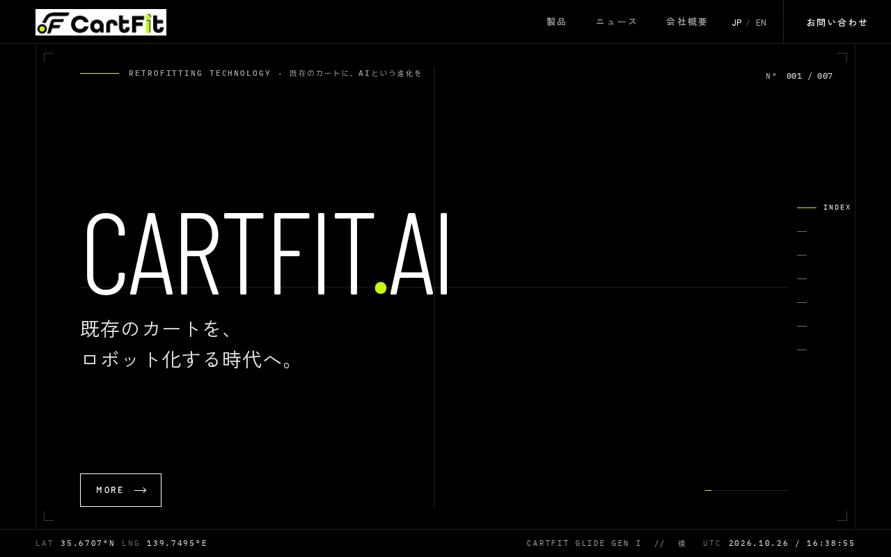 Screenshot of cartfit.ai
