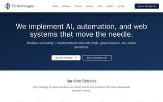 Screenshot of cdtech.ai