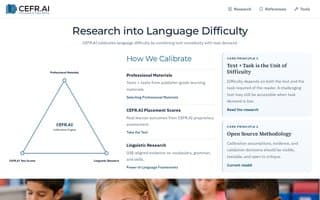 Screenshot of cefr.ai