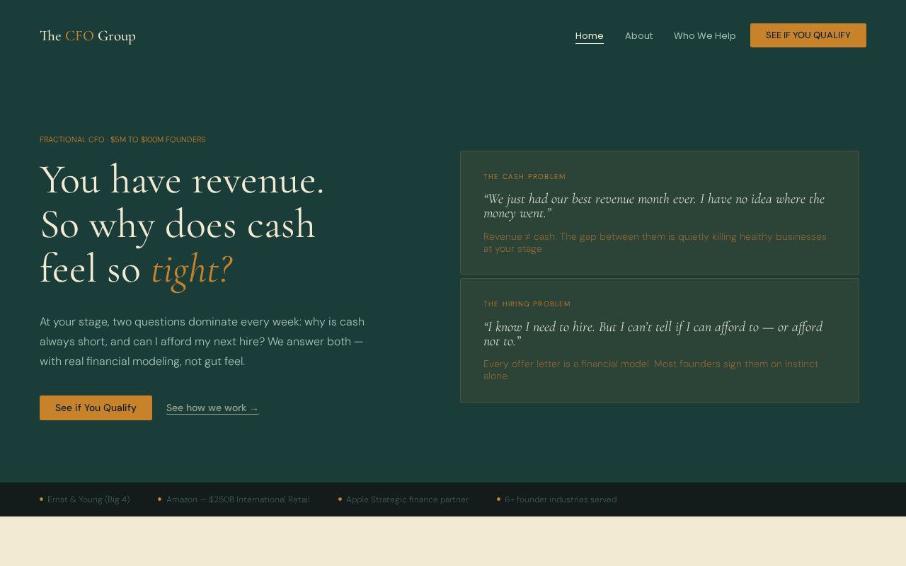 Screenshot of cfogroup.ai