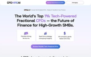 Screenshot of cfohire.ai