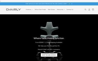 Screenshot of chairly.ai