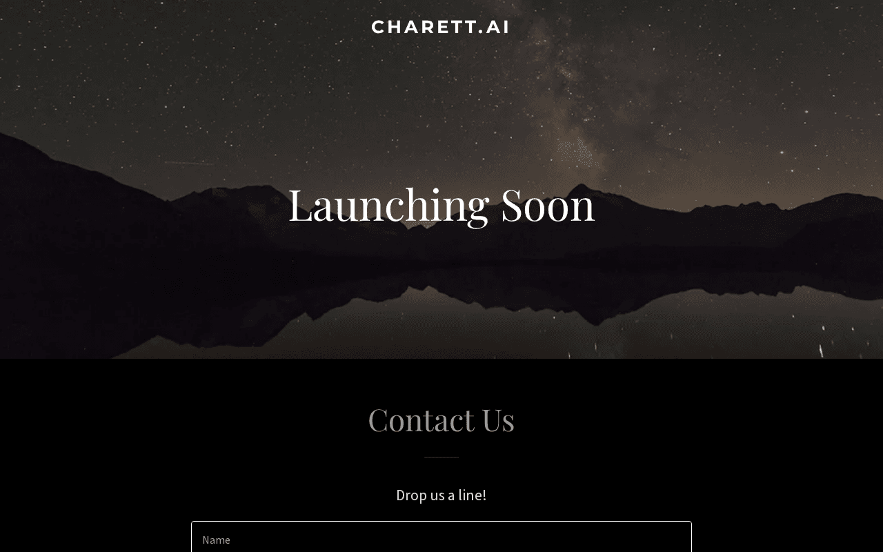 Screenshot of charett.ai