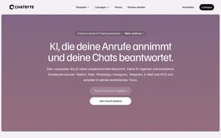 Screenshot of chatbyte.ai