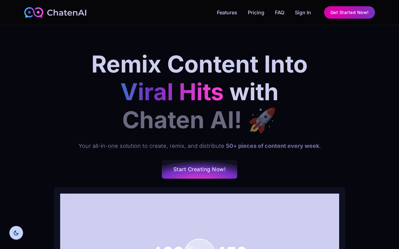 Screenshot of chaten.ai
