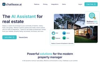 Screenshot of chatlease.ai