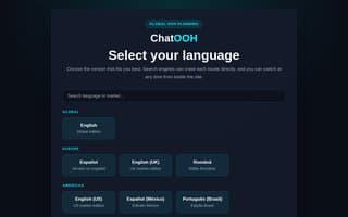 Screenshot of chatooh.ai