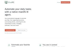 Screenshot of chatpc.ai
