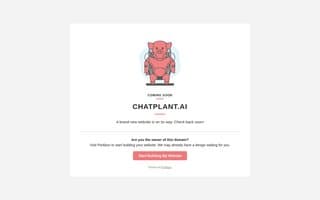 Screenshot of chatplant.ai
