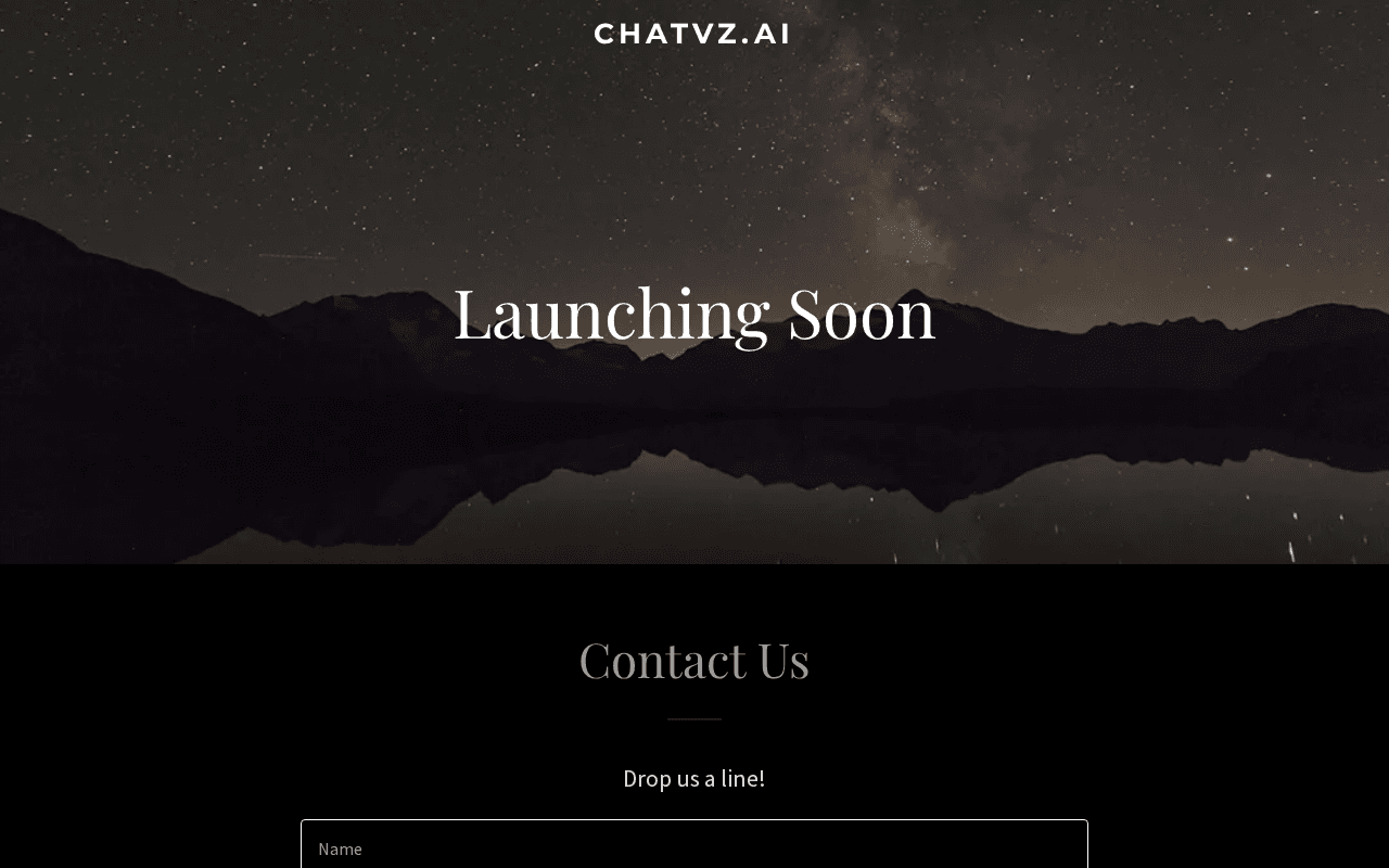Screenshot of chatvz.ai