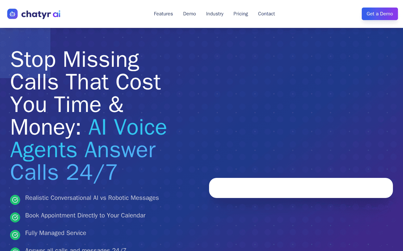Screenshot of chatyr.ai