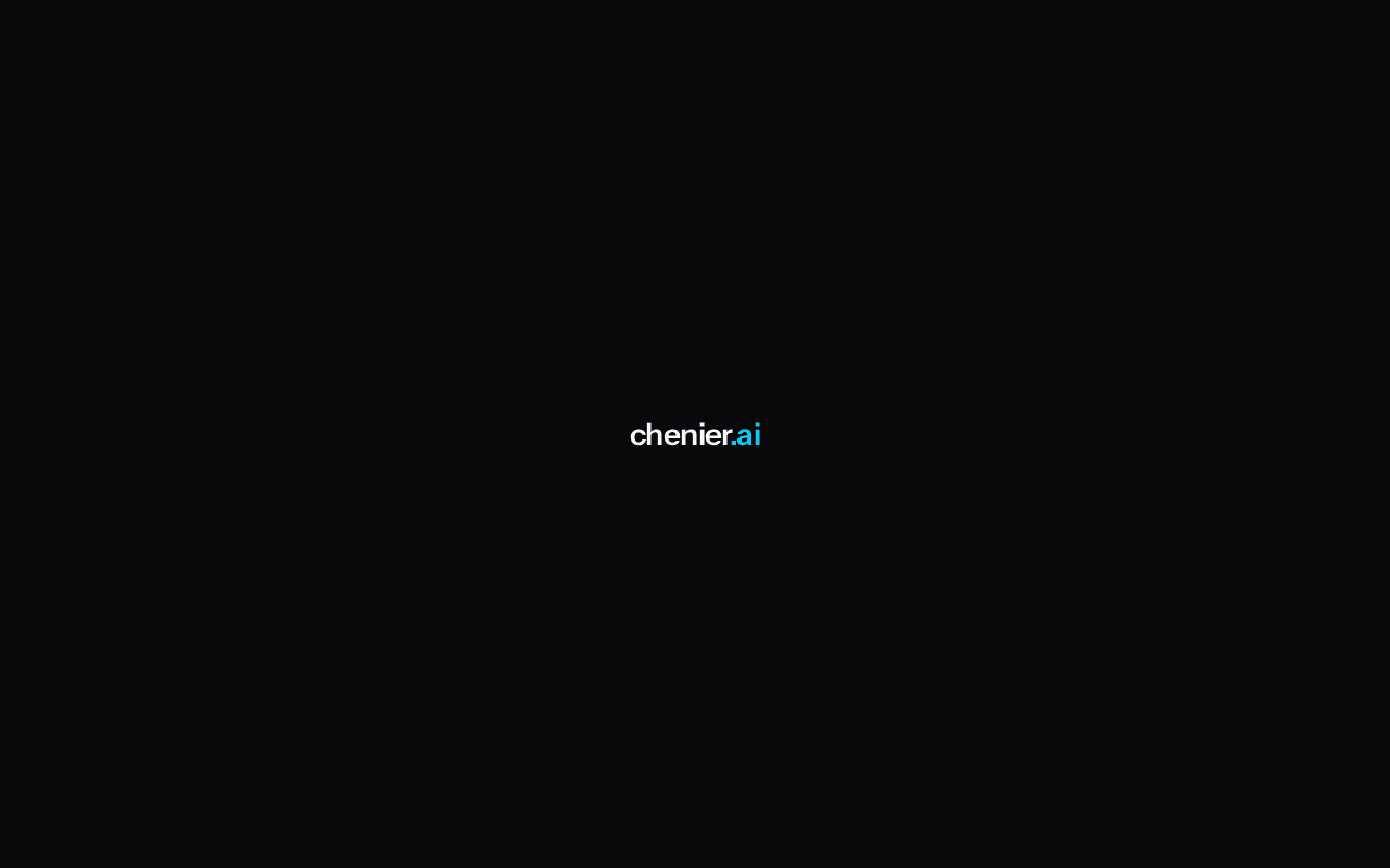 Screenshot of chenier.ai