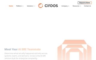 Screenshot of ciroos.ai