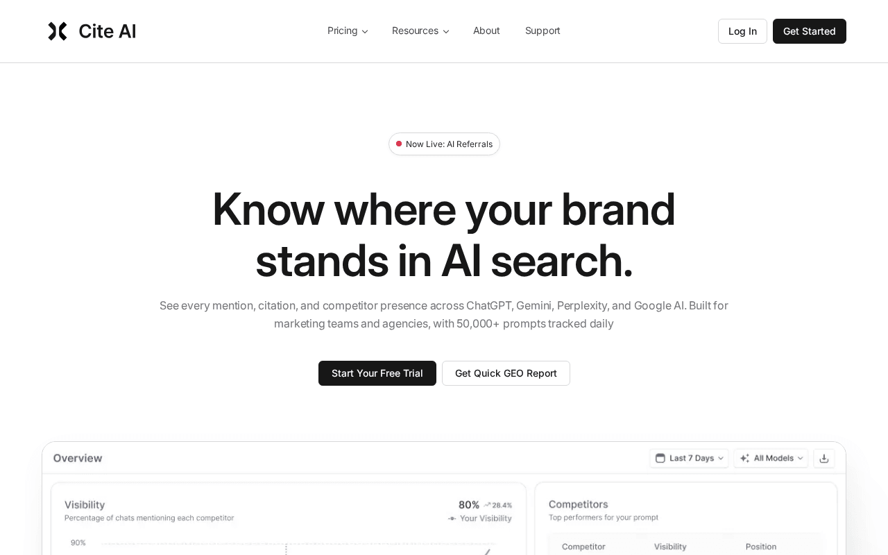 Screenshot of citehq.ai