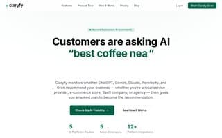 Screenshot of claryfy.ai