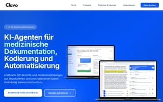 Screenshot of clavo.ai