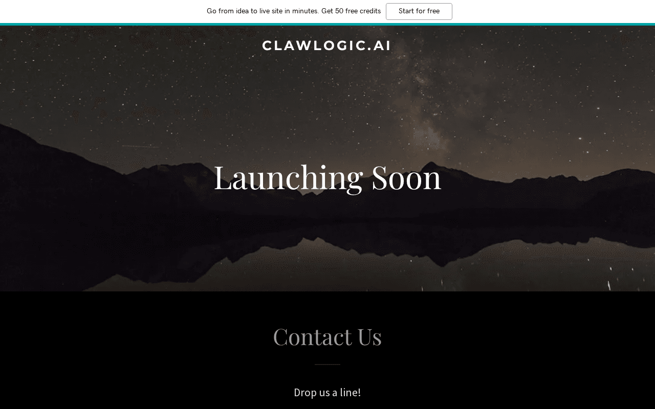 Screenshot of clawlogic.ai