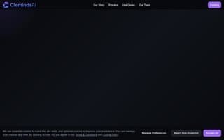 Screenshot of cleminds.ai