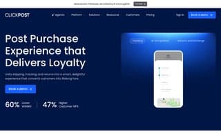 Screenshot of clickpost.ai