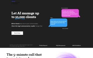 Screenshot of clientiq.ai