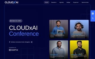 Screenshot of cloudconf.ai