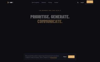 Screenshot of clriti.ai