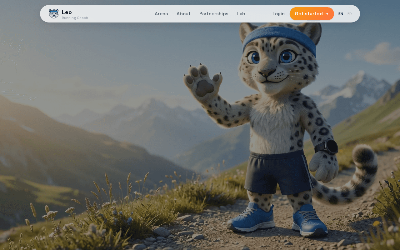 Screenshot of coachleo.ai