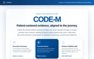 Screenshot of code-m.ai
