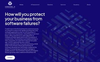 Screenshot of codecover.ai