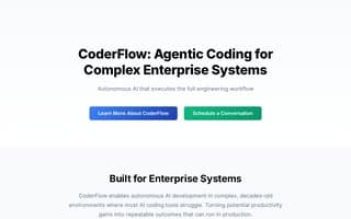 Screenshot of coderflow.ai